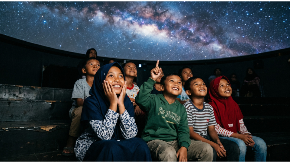 Menjemput Mimpi di Bawah Bintang, Wisata Edukasi Anak Yatim ke Planetarium & Taman Impian Jaya Ancol