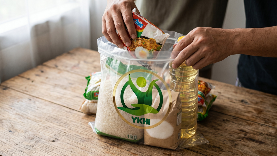 Sepiring Berkah untuk Mereka yang Sendiri, Program Sembako Yatim YKHI